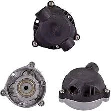Pump Head for RO Water Purifier Pumps with 2pcs Elbow Connectors (Black)